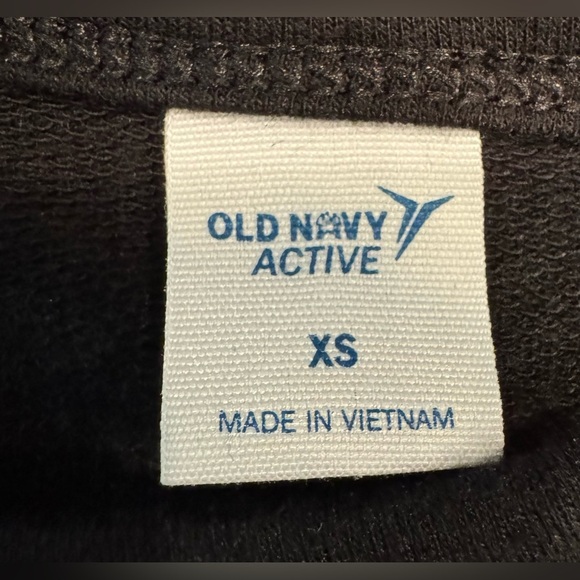 Old Navy Active Black Long Sleeve Open Back Top With Thumb Holes  Women’sSize XS - Picture 4 of 7